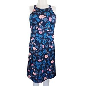 Patagonia Magnolia Athletic Built In Bra Floral Sleeveless Women's Dress M